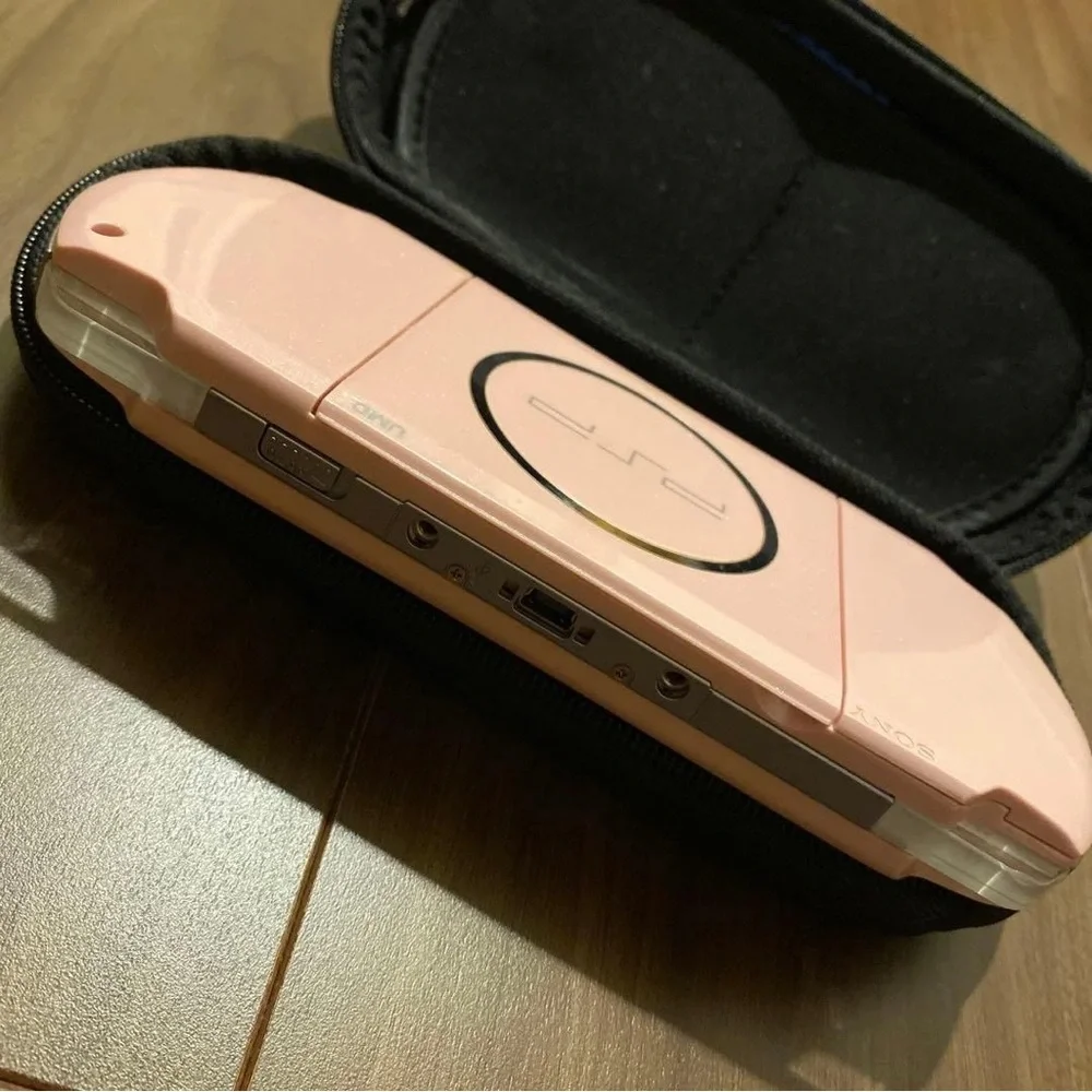 Sony Handheld Console in Soft Pink